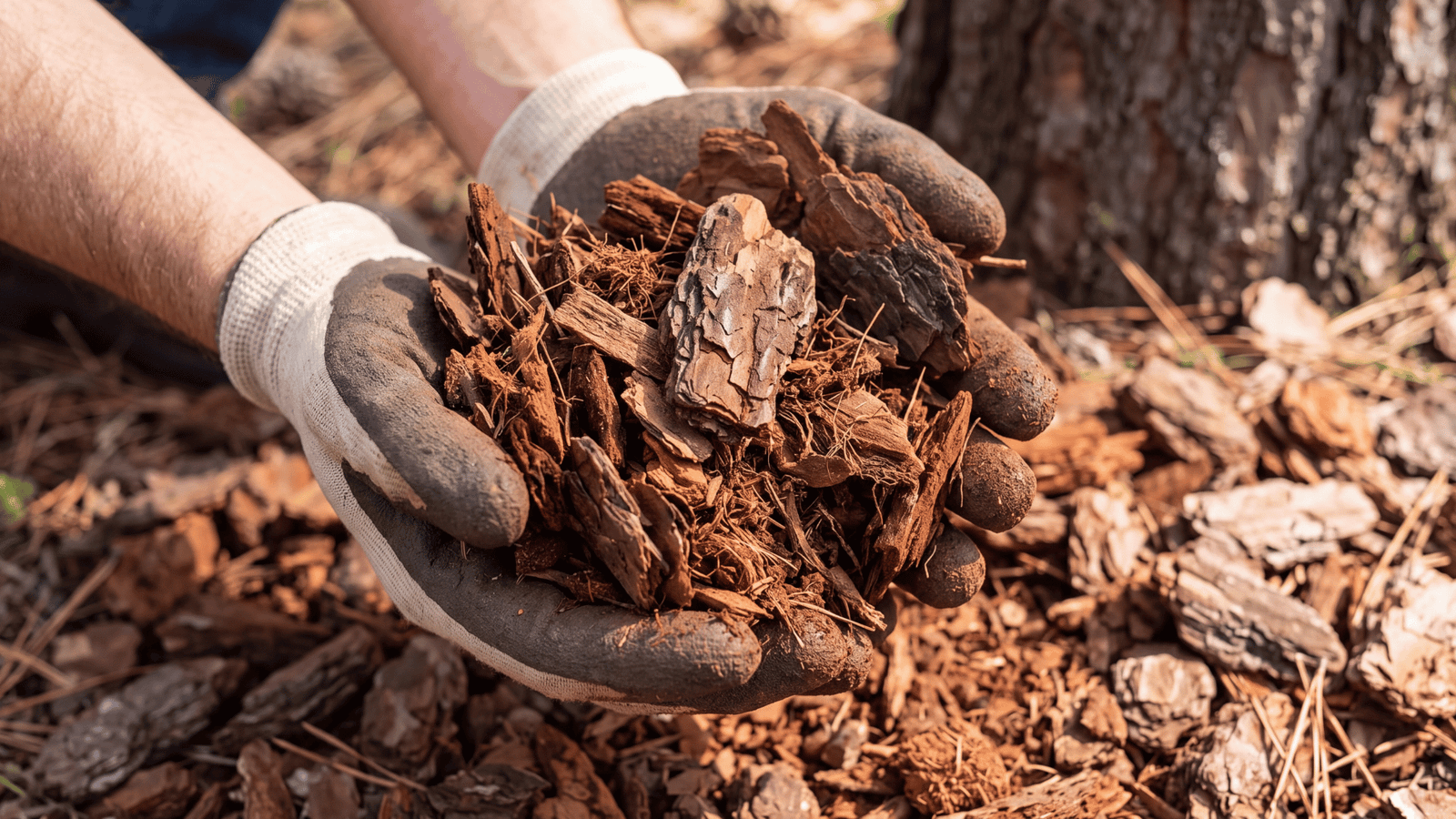 Illustrative French maritime pine bark