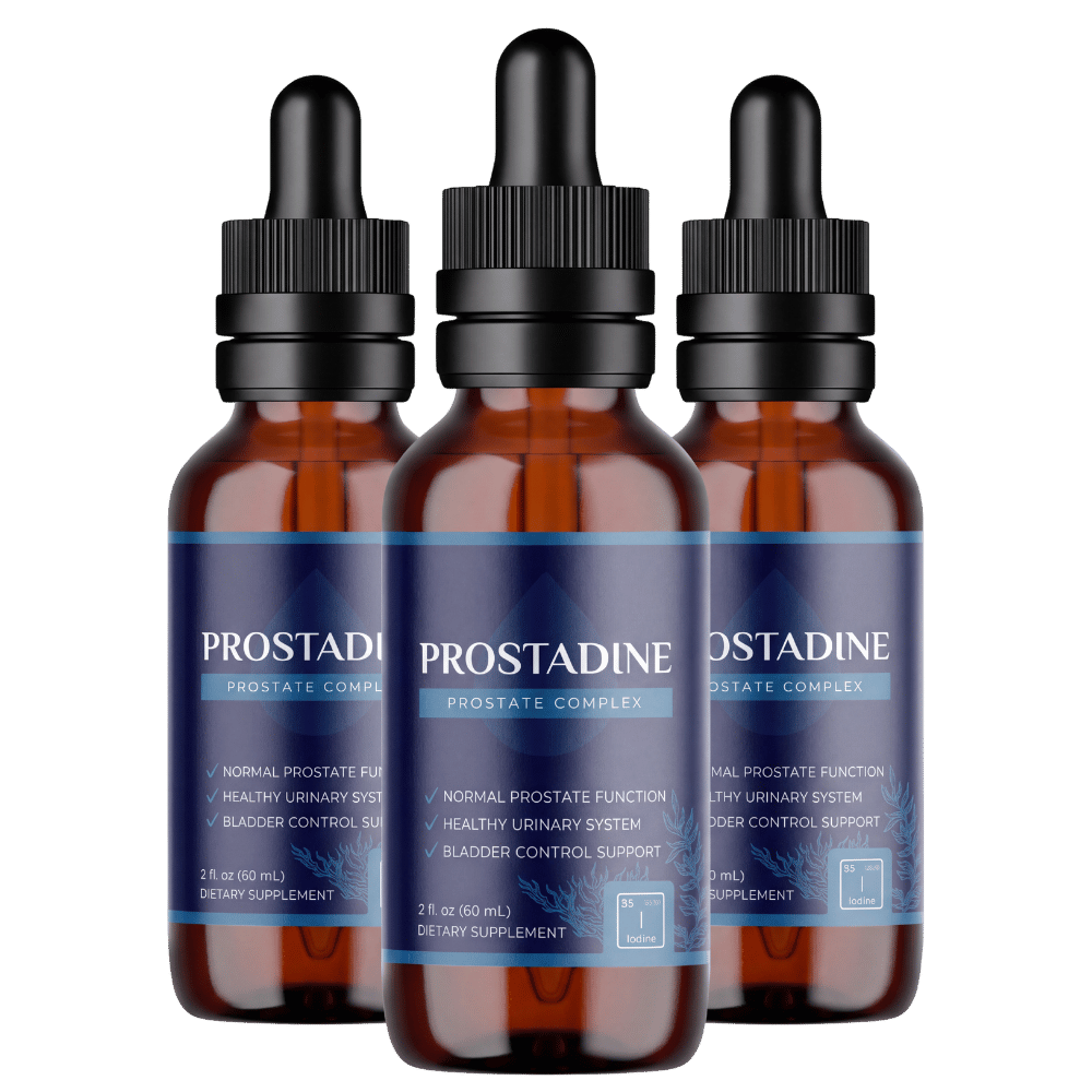 Prostadine bottle packages shown in the current seller offer