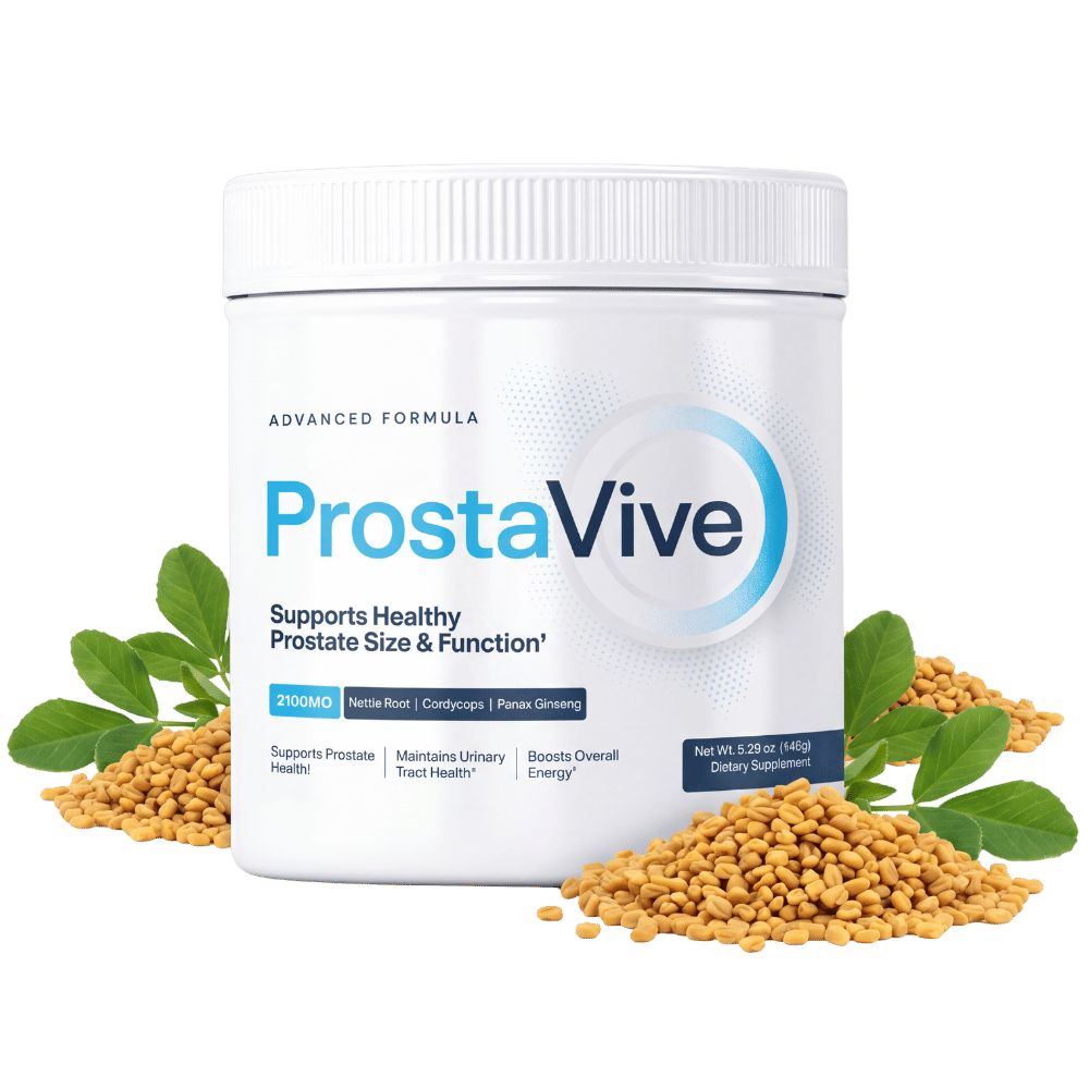 ProstaVive dietary supplement with pomegranate, beet and botanical ingredients