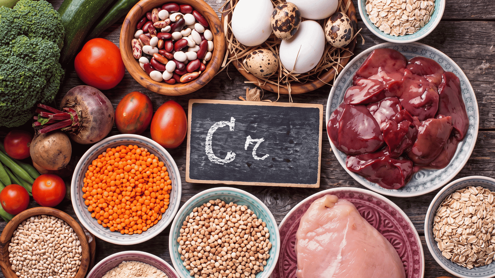Illustrative chromium food sources