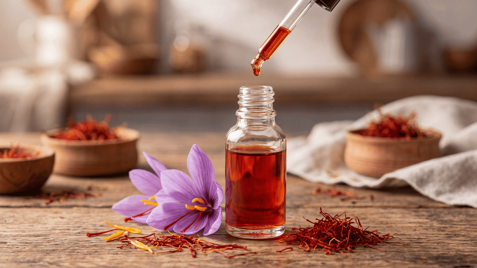 Illustrative saffron extract