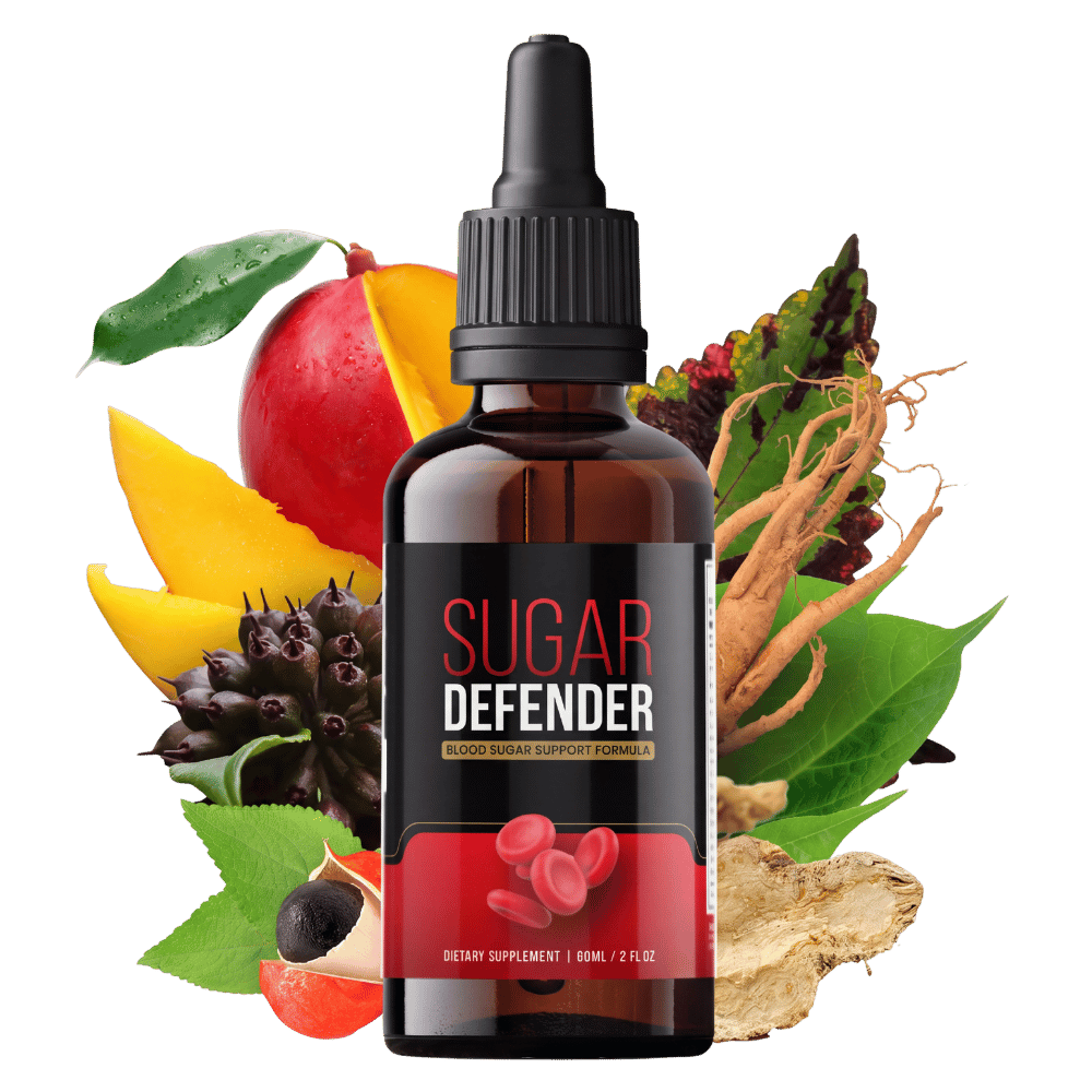 Sugar Defender liquid dietary supplement bottle